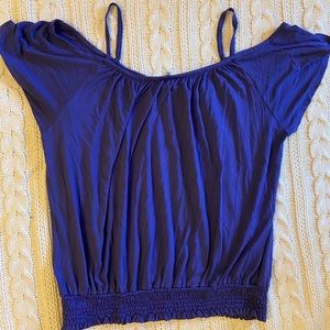 Purple Guess Off the Shoulder Size XL